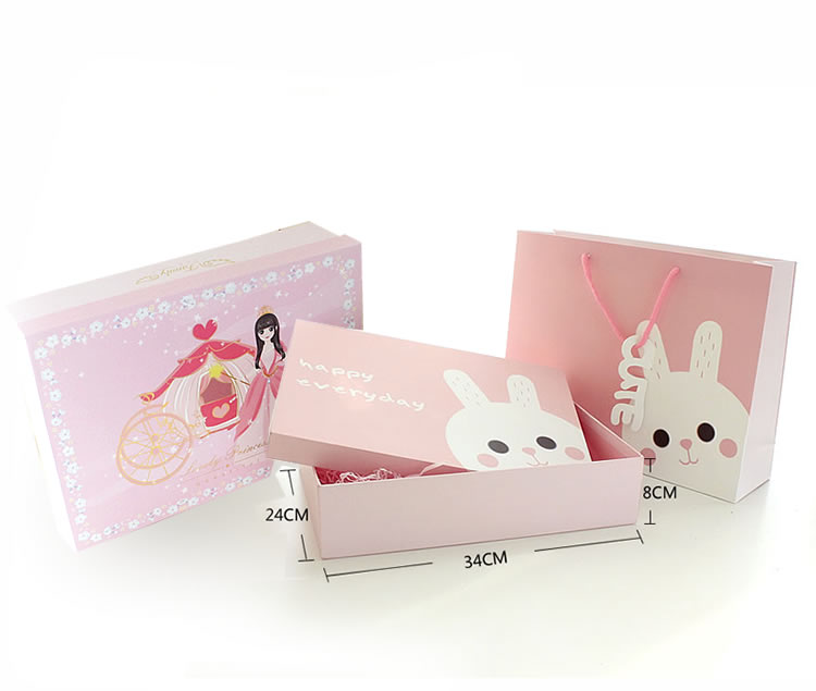 Pink Dress Baby gift box Set