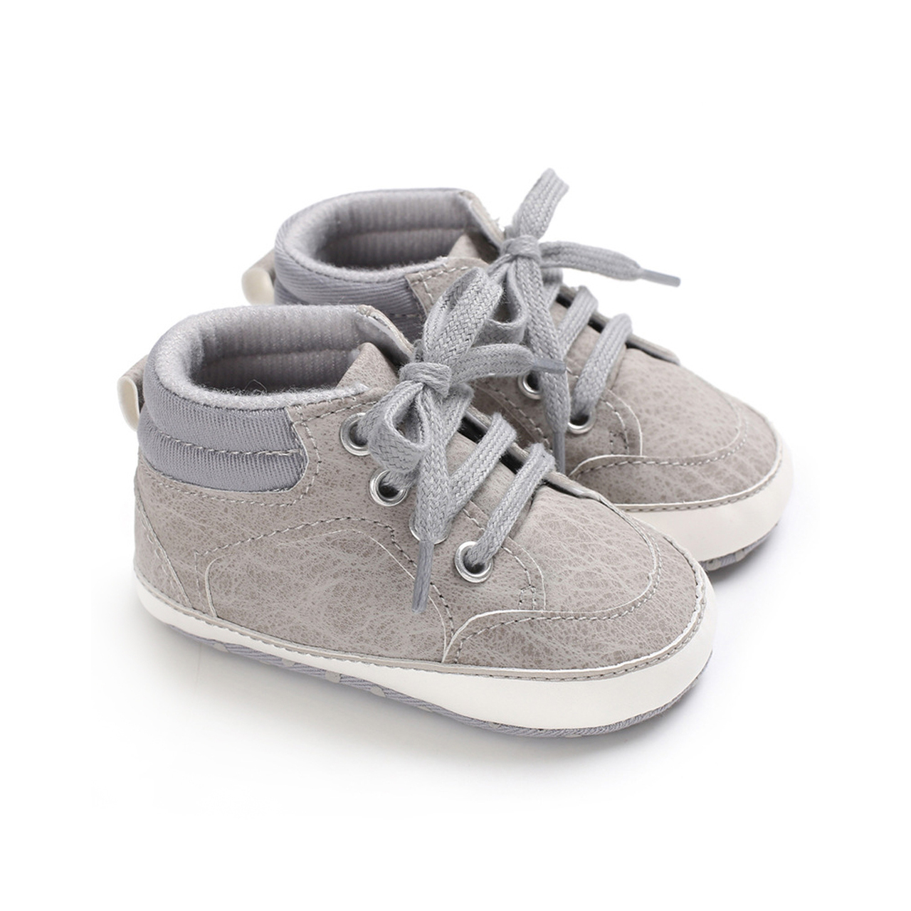 Baby Boy Canvas Sports Casual Grey Shoes