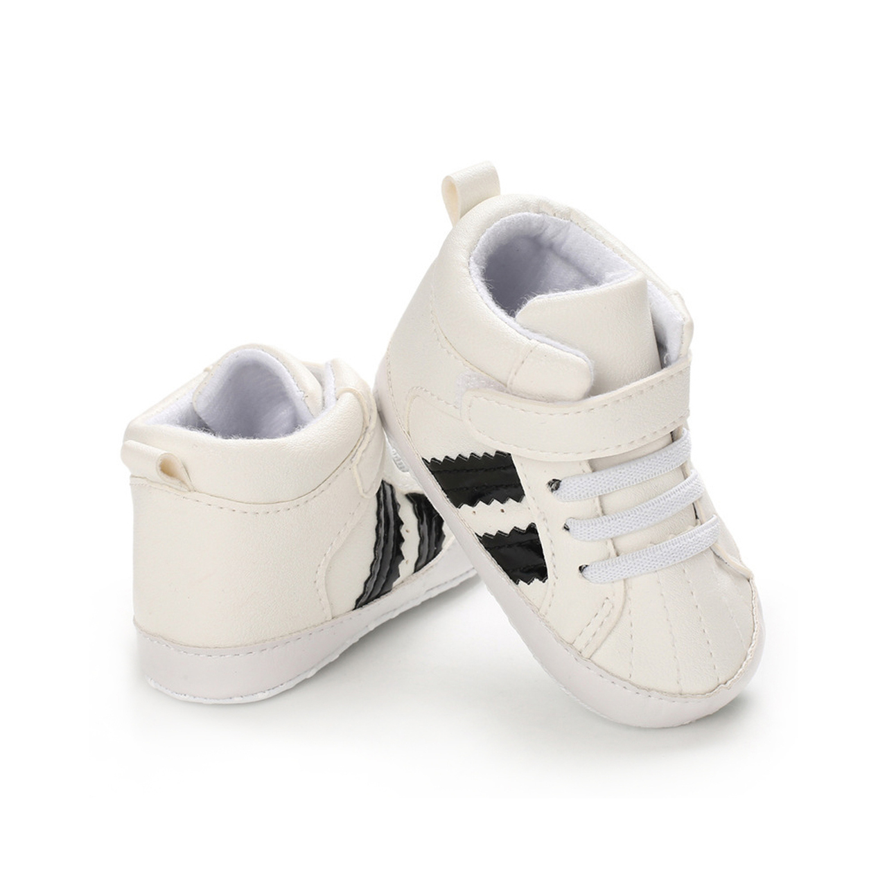 Baby Boys Hookloop Sneaker Winter White Shoes