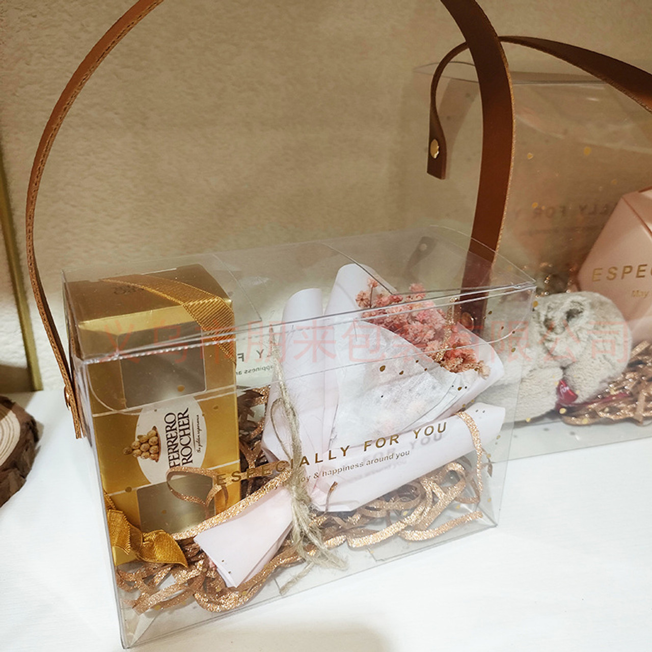 Transparent Gift Bag with Handle